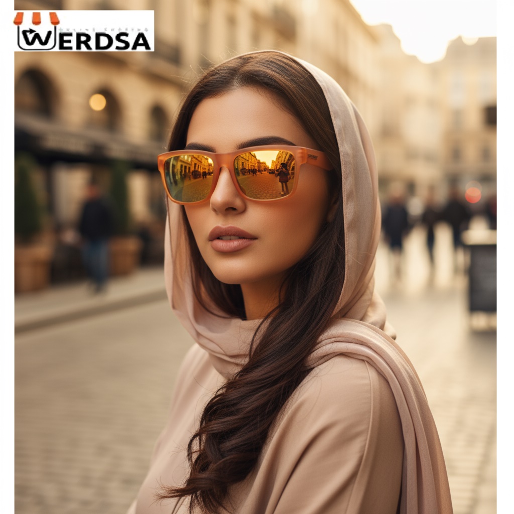 عینک آفتابی زنانه شفاف با لنز نارنجی آینهای VONZIPPER 1569 عینک آفتابی زنانه شفاف با لنز نارنجی آینهای VONZIPPER 1569